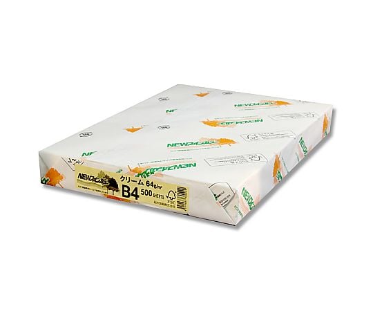 コピー用紙 NEWファインカラー(国産) B4 クリーム 500枚入