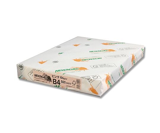 コピー用紙 NEWファインカラー(国産) B4 ピンク 500枚入