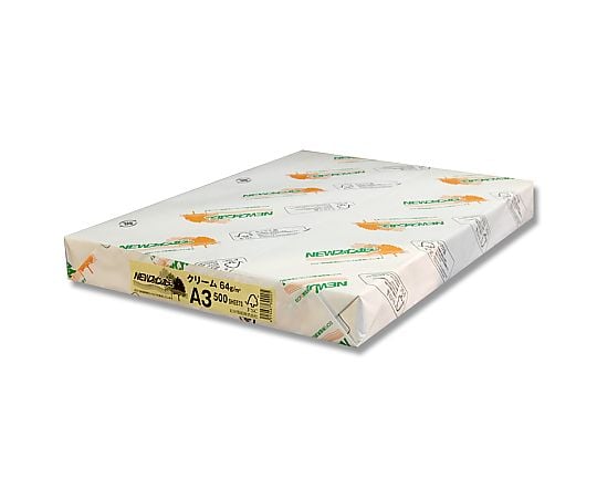 コピー用紙 NEWファインカラー(国産) A3 クリーム 500枚入