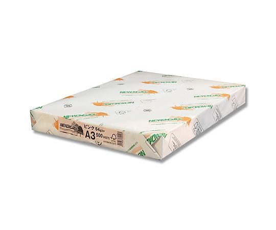 コピー用紙 NEWファインカラー(国産) A3 ピンク 500枚入