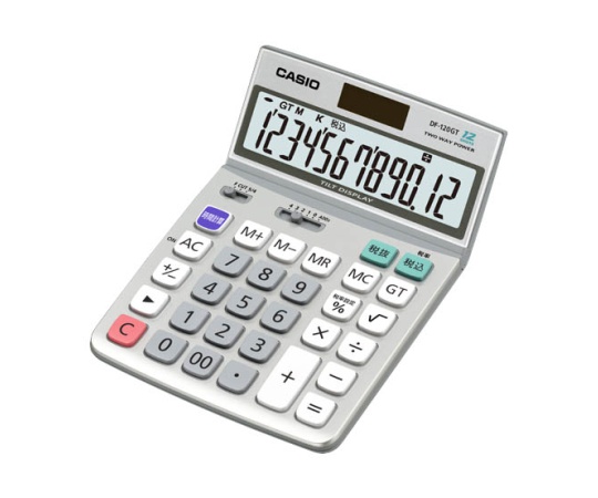 カシオ 「グリーン購入法適合」電卓 デスクタイプ DF-120GT-N