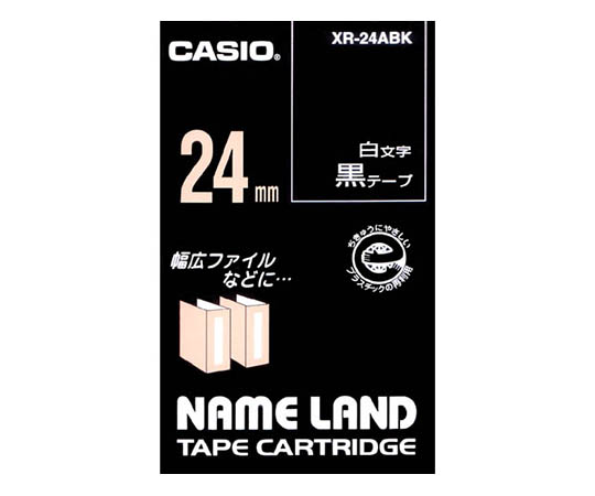 62-1063-22 Casio NAME LAND Label Printer Tape 24mm Width (Black