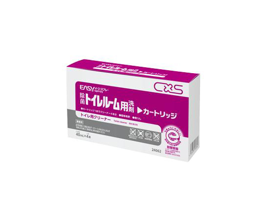 イージースプレー除菌トイレルーム用洗剤カートリッジ 1ケース(40mL／個×8個入り)　24062