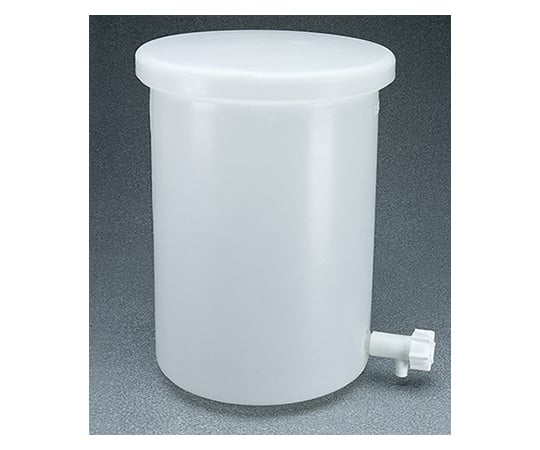 青色プラスチック円筒タンク 種もみ浸種