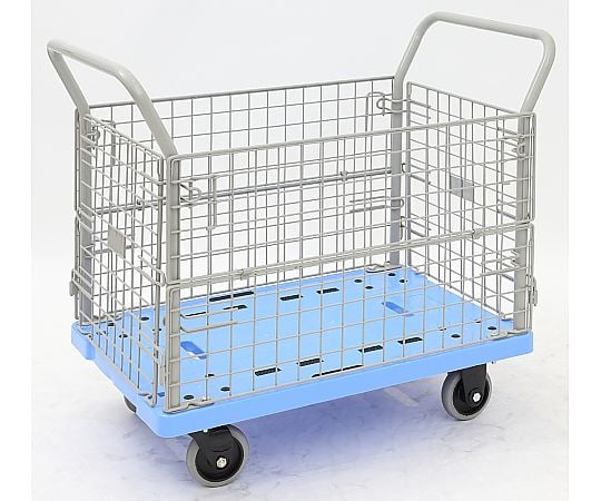 静音樹脂台車 980×635×915mm (網両面開閉式)