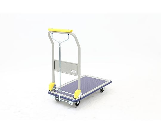 ハンドストッパー付小型スチール台車