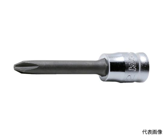 6.35mm差込 Z-EALプラスビットソケット全長50mmNo.3