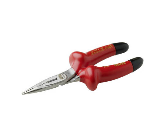 １０００Ｖ絶縁・ロングノーズラジオペンチ　１６０ｍｍ