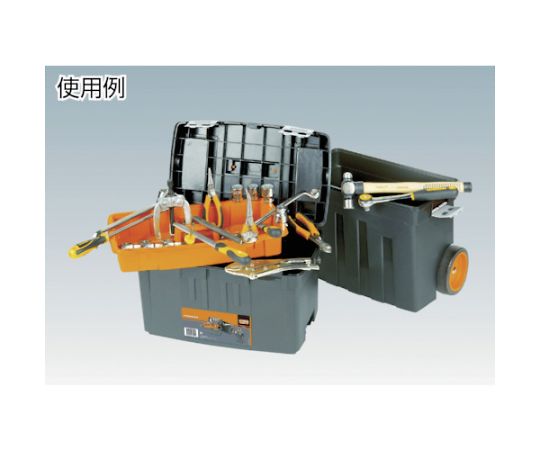 ヘビーデューティー仕様キャスター付きプラスチックボックス