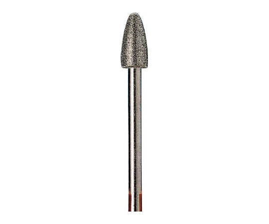 電着ダイヤモンドバー・トンガリ先丸型 ダイヤ 6.5x22x6 D65FB