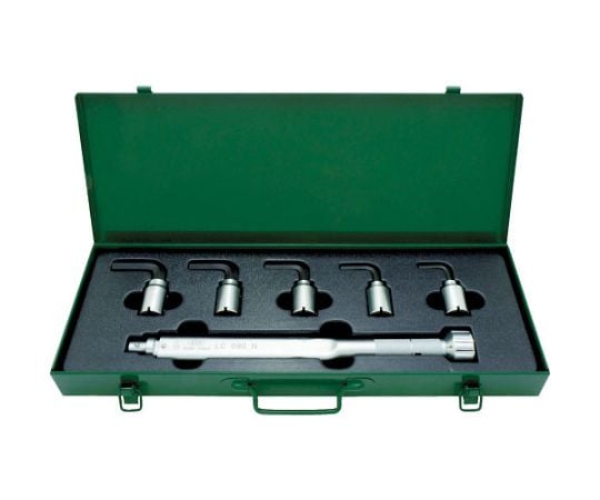 トルクレンチ六角棒スパナヘッドセット　LC090N+5-12mm