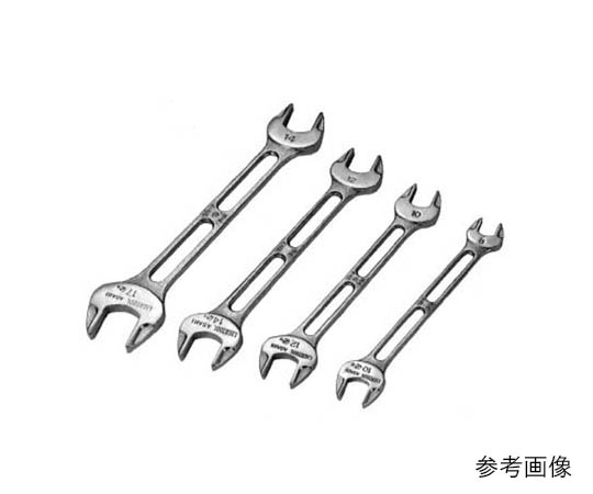 ライツールやり形両口スパナ５．５ｍｍ×７ｍｍ