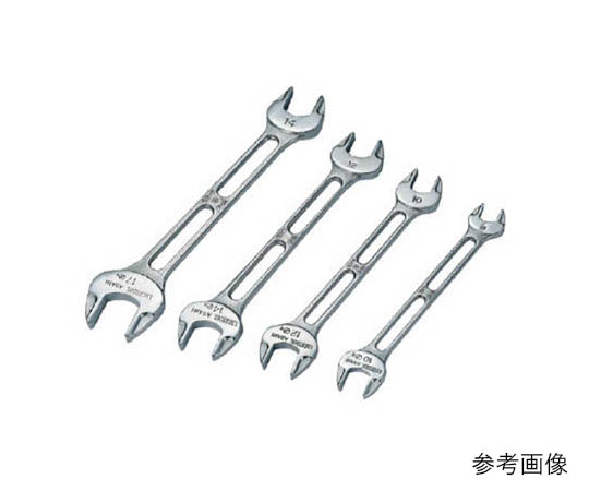 ライツールやり形両口スパナ１０ｍｍ×１２ｍｍ