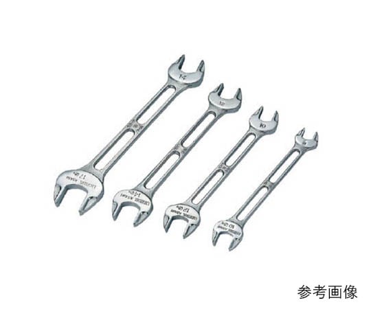 ライツールやり形両口スパナ１３ｍｍ×１７ｍｍ