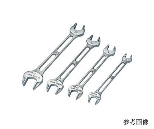 ライツールやり形両口スパナ１４ｍｍ×１７ｍｍ
