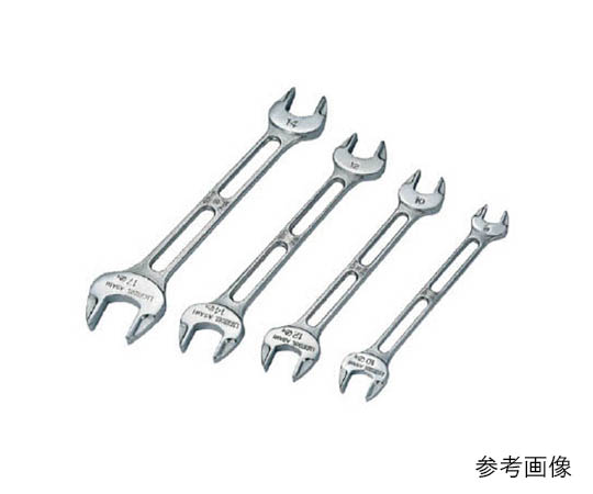 ライツールやり形両口スパナ１９ｍｍ×２１ｍｍ