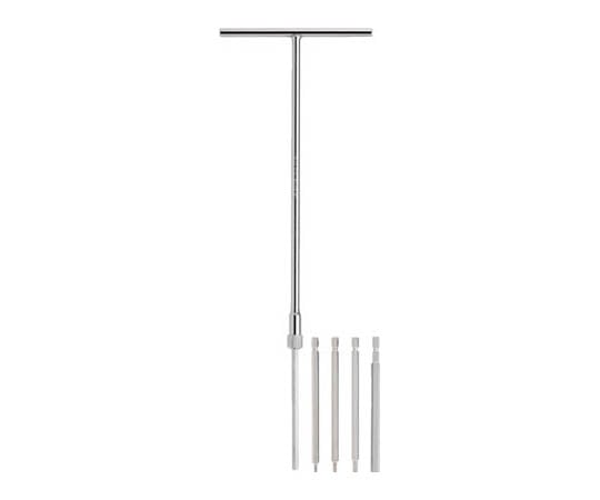 Ｔ型ホローレンチ　ビット５本セット　（１００Ｈ－５０Ｌ）