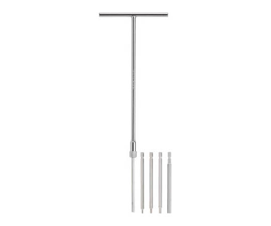 Ｔ型ホローレンチ　ビット５本セット　（３００Ｈ－１５０Ｌ）