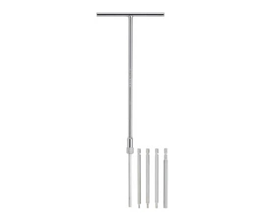 Ｔ型ホローレンチ　ビット５本セット　（３００Ｈ－２００Ｌ）