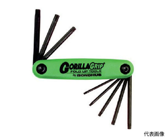 六角棒レンチ ゴリラグリップ（R）ナイフ型ツール いじり止め トルクス（R） 7本組