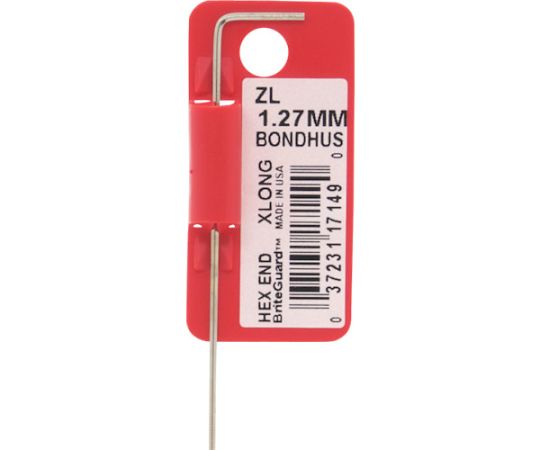 六角L-レンチ エクストラロング 1.27mm