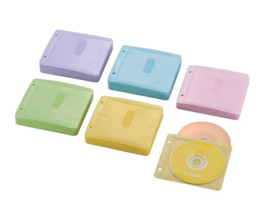 Blu-ray・CD・DVD対応不織布ケース 2穴 アソート 120枚入