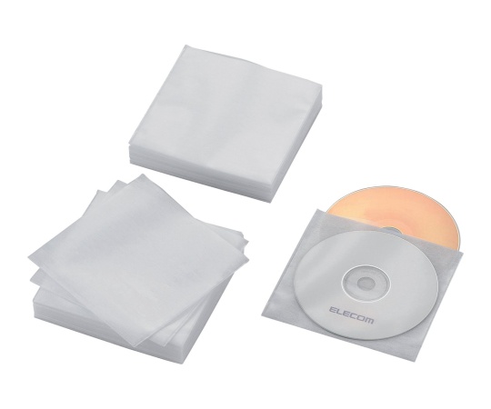 Blu-ray・CD・DVD対応不織布ケース スタンダード ホワイト