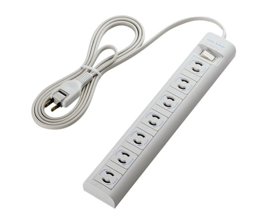 抜け止めマグネット雷タップ 2.0m 7個口 2P