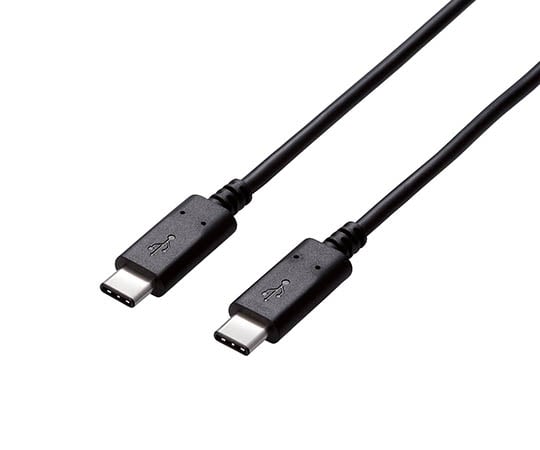 USB2.0ケーブル 1.0m 4.2mm ブラック USB Type-C端子搭載用
