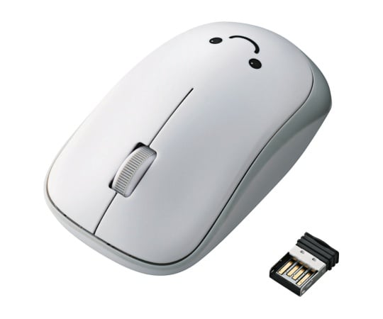 無線IR LEDマウス（3ボタン） ホワイト M-IR07DRWH