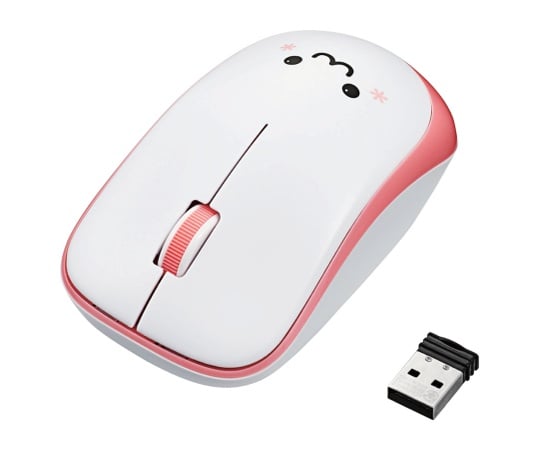 無線IR LEDマウス（3ボタン） ピンク M-IR07DRPN