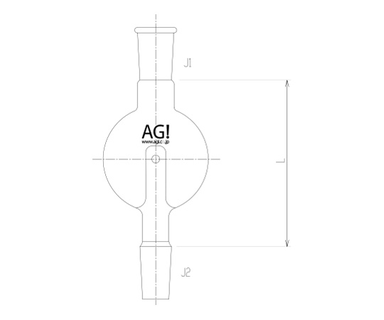 62-2095-70 ロータリートラップ球 300mL 2582-5L1L 【AXEL】 アズワン