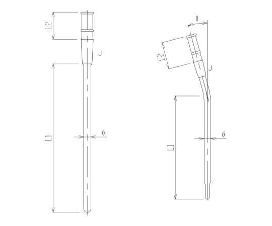 反応容器用温度計保護管