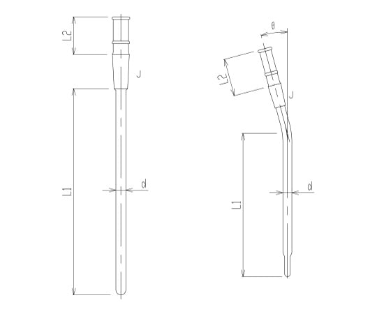 反応容器用温度計保護管