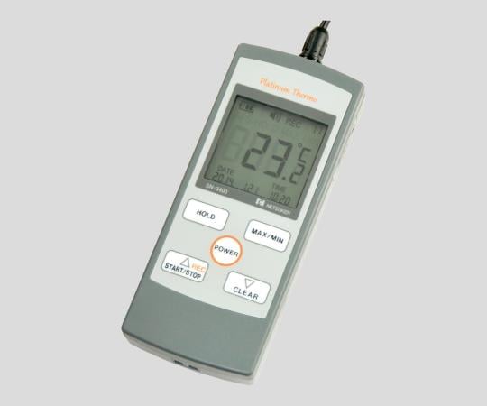 白金デジタル温度計プラチナサーモ+01センサ+トレーサビリティ書類 SN-3400-tra-01