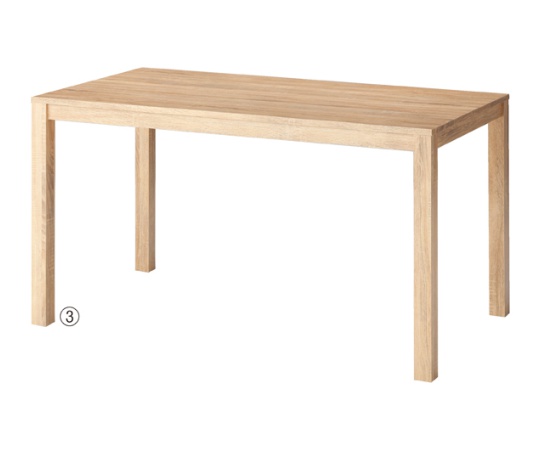 木製ショーテーブル ラスティック W150×D80×H80cm 【シリーズ什器 ラ