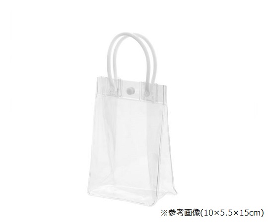 PVCクリアバッグ 12×7×19 (10枚)　61-315-6-2