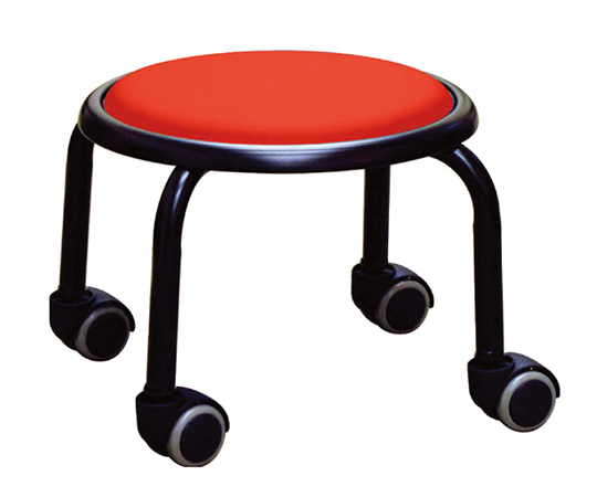 ルネセイコウ62-2177-99ローキャスターボン　レッド/ブラック