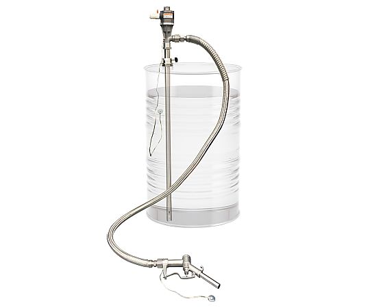 エア式SUS製ケミカルドラムポンプ(ノズル付)