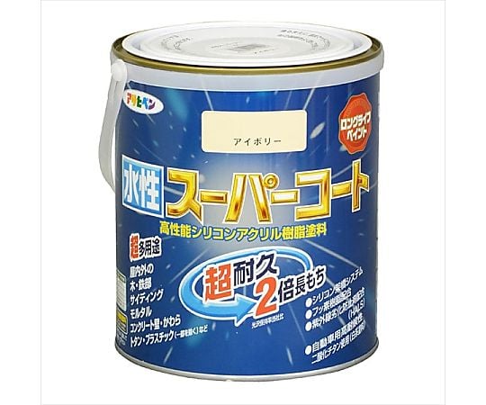 水性スーパーコート 1.6L (アイボリー)