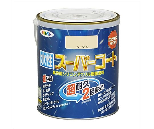 水性スーパーコート 1.6L (ベージュ)