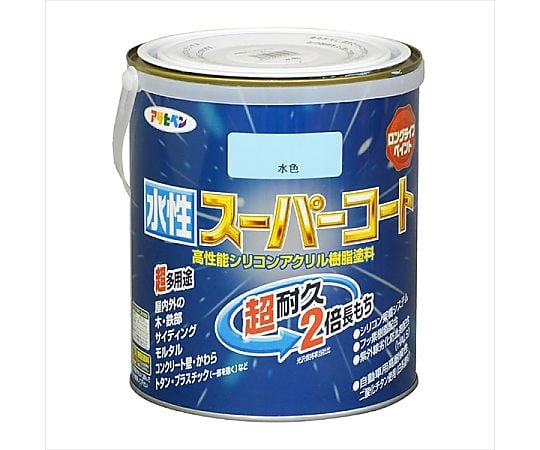 水性スーパーコート 1.6L (水色)