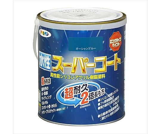 水性スーパーコート 1.6L (オーシャンブルー)