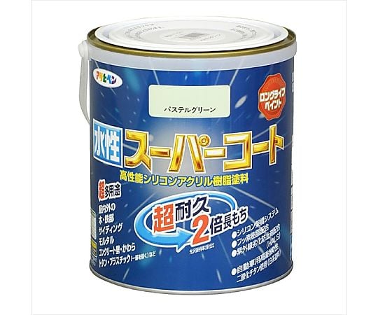 水性スーパーコート 1.6L (パステルグリーン)