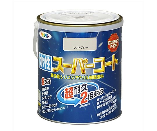 水性スーパーコート 1.6L (ソフトグレー)