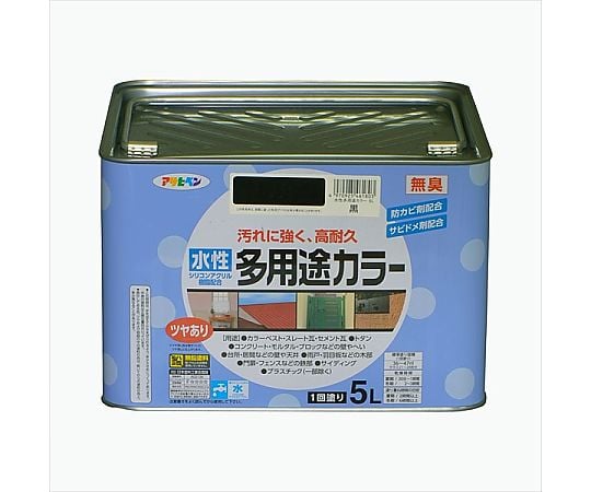 水性多用途カラー 5L (黒)