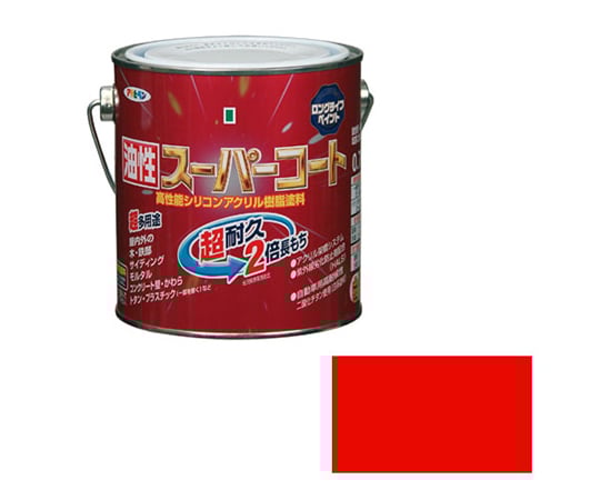 油性スーパーコート 0.7L (赤)