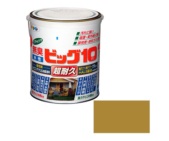 水性ビッグ10多用途 1.6L (ハニーゴールド)
