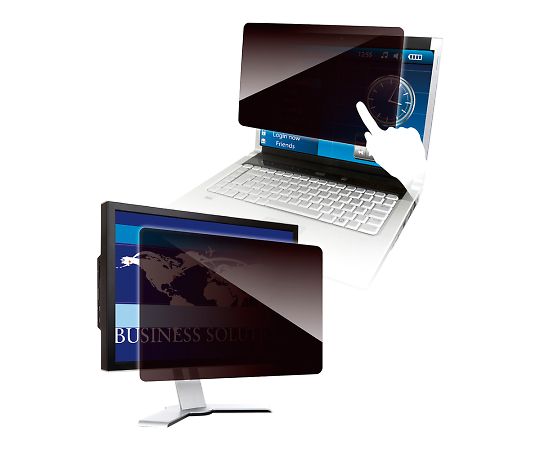 62 2338 64 覗き見防止フィルター Looknon N8 モバイルpc用12 5インチ 16 9 Lnw 125n8 Axel アズワン
