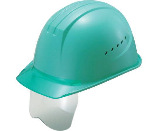エアライト搭載シールド面付ヘルメット ST#1610VJ-SH（EPA） 帽体色 グリーン 1610VJ-SH-G2V3-J